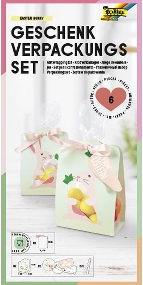 folia Gift Packaging Set, Einheitsgröße, Multicoloured