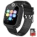 Bambini Game Smartwatch- Music Orologio Smart Phone con SIM Card Camera 7 tipi di giochi Touch Screen Learning Giocattoli Regali di Ragazzi e Ragazze Compleanno -Include scheda SD da 1 GB, Nero