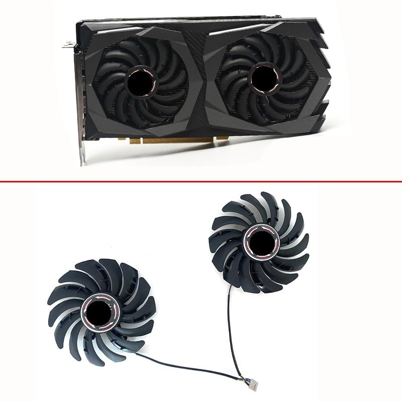 Cooler Fan 87MM PLD09210S12HH 4PIN GPU Fans Compatible with GTX1650 Super 1660 1660Ti X Graphics Card Fan