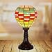 Produktbild Klassisch Edison Lampenschirm Ajustable Deckenleuc 8-Zoll-Tiffany-Lampe Buntglas-Heißluft-Ballon-Studie Schlafzimmer-Lampen-Laterne Tischlampe Wohnzimmer-Büro-Schreibtisch Wohnnachttisch Schreibtisch-