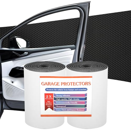 ✅Lunga Durata e Resistenza: L'adesione super-forte assicura che questo Protezione per il muro del garage sia saldamente aderente, può essere facilmente aderito a cemento, legno, metallo, pietra e altre superfici solide, non facile da staccare, può mantenere l'effetto protettivo per lungo tempo.