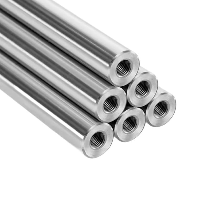 Verchromte, gehärtete Linearwelle (2-teiliges Set), 8–25 mm Außendurchmesser, 100–1000 mm Länge, mit Gewindelöchern an beiden Enden(OD25mm(M8x16mm),500mm)