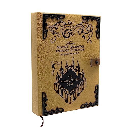 Caderno Grimório Harry Potter - Mapa do Maroto Marauder's Map