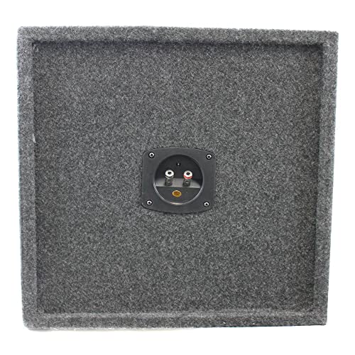 Pyramid 12" 1200W Car Audio Subwoofer - 2 Way Neon Bandpass Speaker System W/ Blue Lights, Dc 12V Input/4 Ohm/32Hz-1Khz Freq.res W/ Plexi-Glass Front Window & Silver Polypropylene Cone - Bnps122 #TOP6