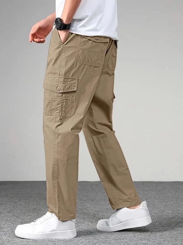 Men’s Cotton Cargo Pants | Stylish Multi-Pocket Casual Look--picture-29