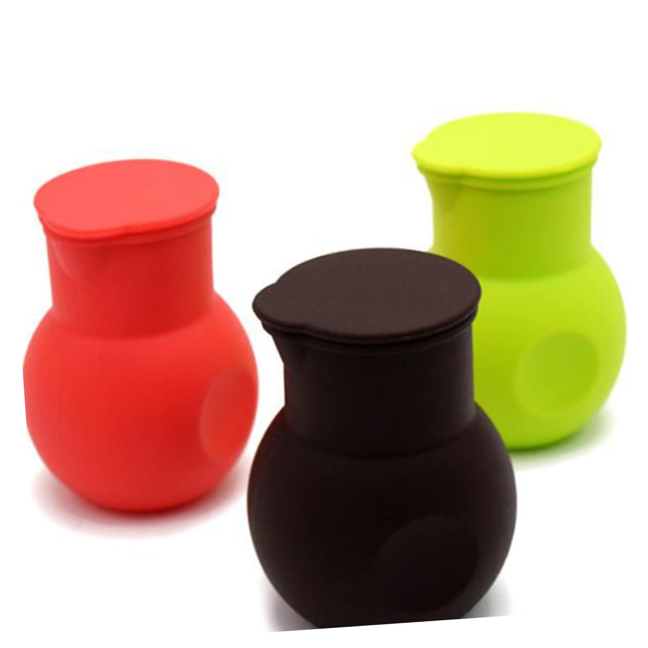 HOLIDYOYO 2pcs Silicone Chocolate Melting Pot Flexible High-temperature Resistant Baking Tool for Melting Chocolate and Sauces Easy Pour Spout Microwave Safe Dishwasher