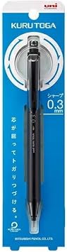 Mitsubishi Pencil Mechanical Pencil Kurutoga KS 0.3mm Black M3KS1P.24
