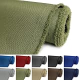 Waterproof Canvas Fabric by The Yard, UV Resistant 600D Outdoor Upholstery Material 58inch Cordura...