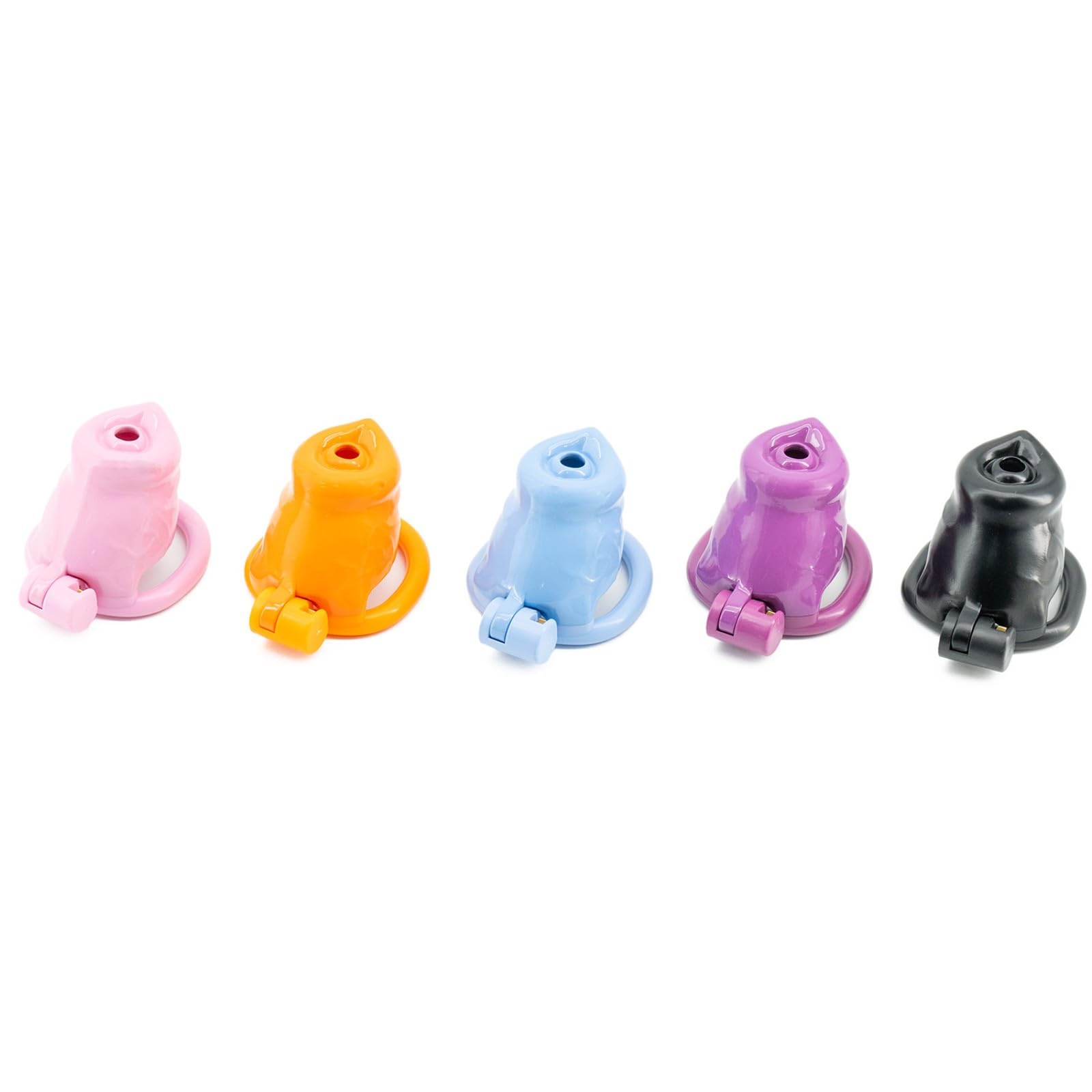 Serrure de protection en résine légère 3 modèles 5 couleurs au choix-A217 (Noir, L)