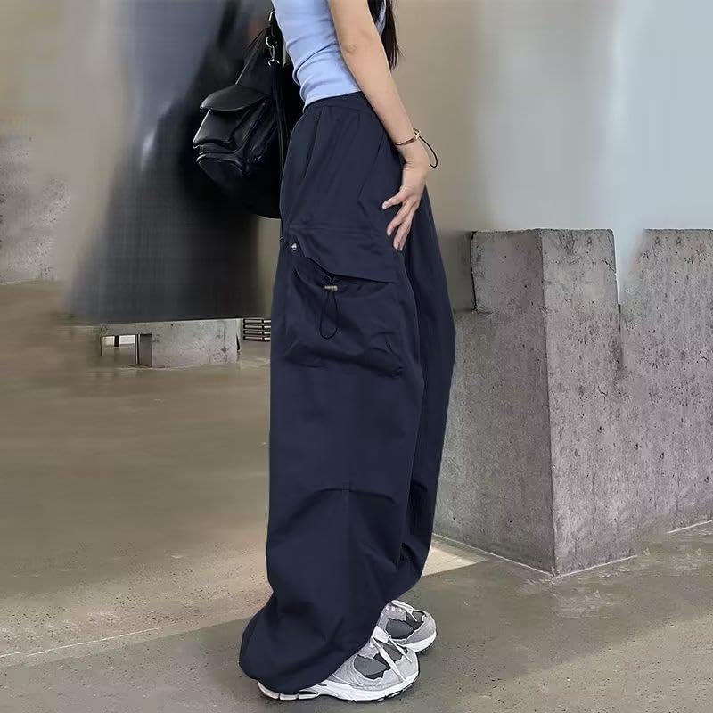 Cargo Pants Women Baggy Parachute Pants Woman Mutil Pockets Loose Fit Y2K Casual Pants for Women - Image 3