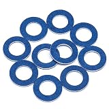 MEAJOO 10 PCS Engine Oil Drain Plug Gaskets Replacement for Toyota 90430-12031 Lexus Scion RAV4 Camry Avalon Corolla