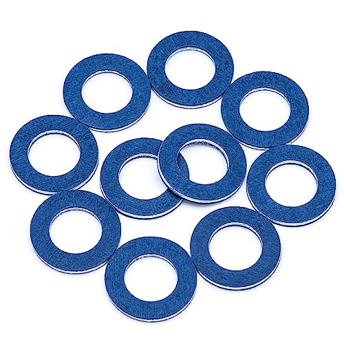 Image of 10 PCS Engine Oil Drain Plug Gaskets Replacement for Toyota 90430-12031 Lexus Scion RAV4 Camry Avalon Corolla