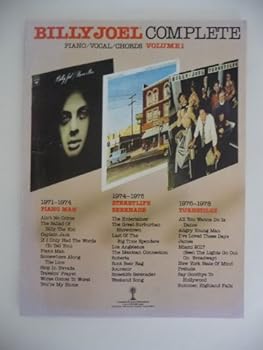 Unknown Binding Billy Joel Complete: piano/vocal/chords Volume 1 Book