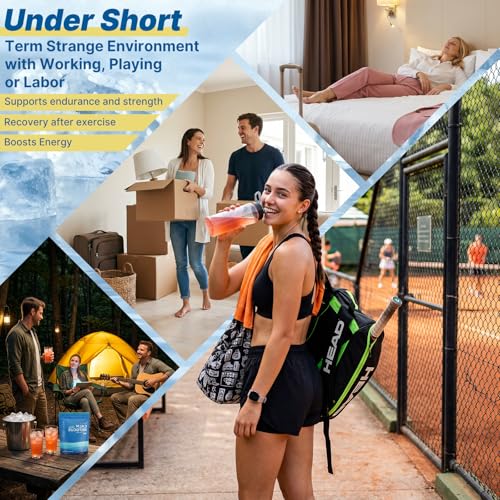 BloomRenew Calm Drink Mix, Super Cortisol Reducer with Ksm-66 Ashwagandha, Magnesium Glycinate, L-theanine, Vitamin D3, Sleep Aid Supplement, Suger Free, Raspberry Lemonade, On-The-Go, 20 Servings — view 6