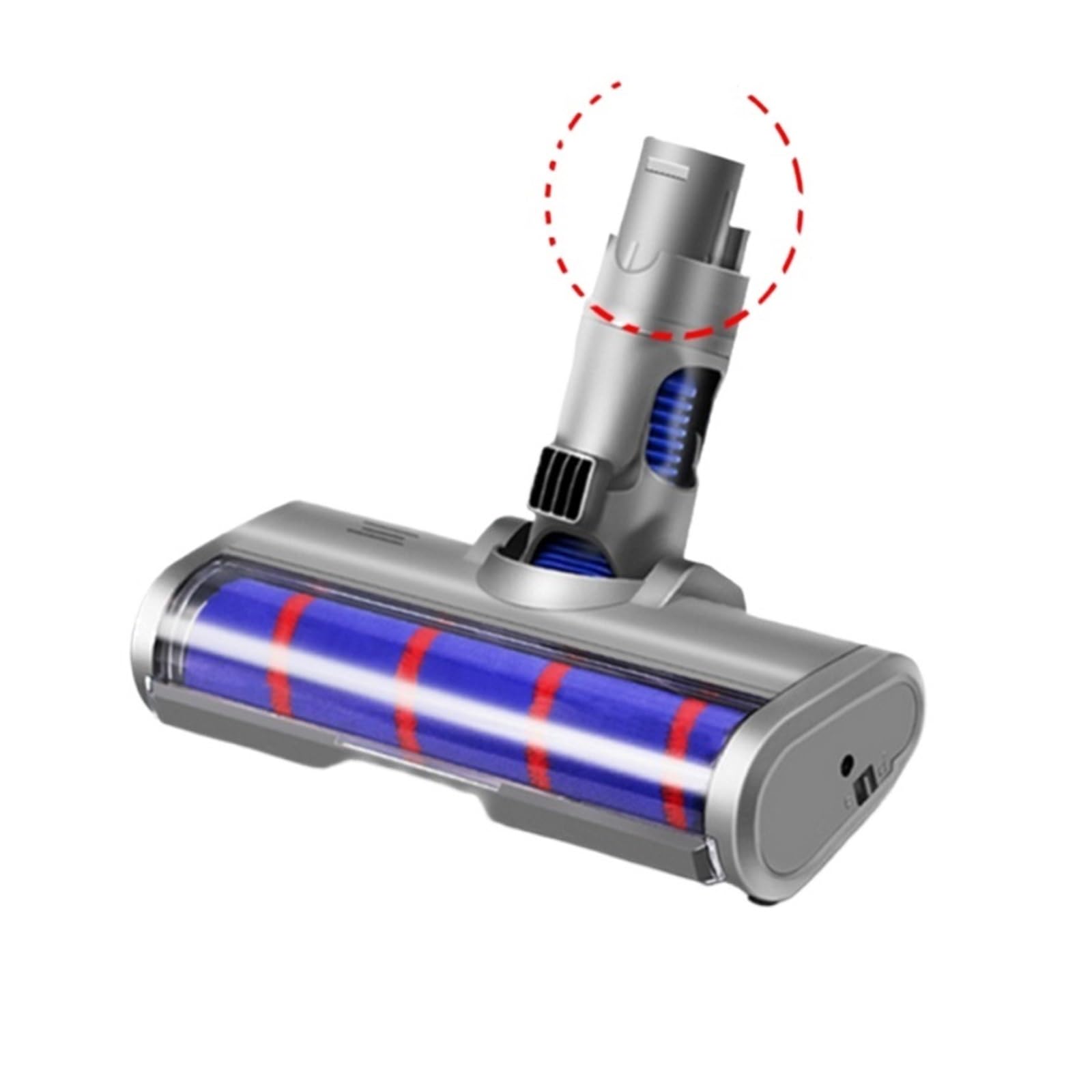 Cabezal de Cepillo Suelo Compatible con aspiradora Dyson V6 DC45 DC58 DC61 DC62 DC74, Rodillo Repuesto for barredora Suave