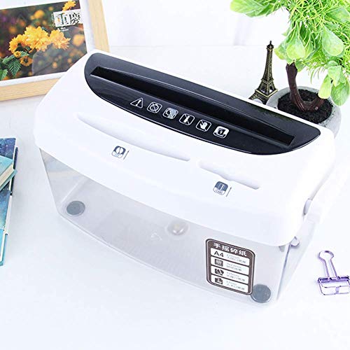 3-Blatt-Aktenvernichter mit manuellem Querschnitt für den Heimgebrauch oder den Einsatz in kleinen Büros, 4-Liter-tragbarer, leiser