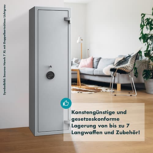 Waffenschrank Klasse 0 Secureo Hawk 7 XL mit Schlüsselschloss