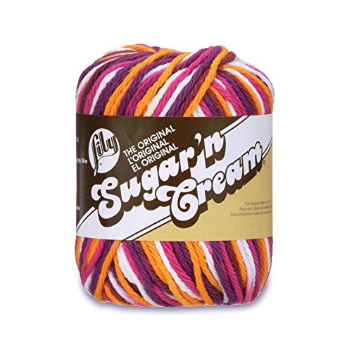Image of Lily Sugar 'N Cream The Original Ombre Yarn, 2oz, Gauge 4 Medium, 100% Cotton, Batik - Machine Wash & Dry