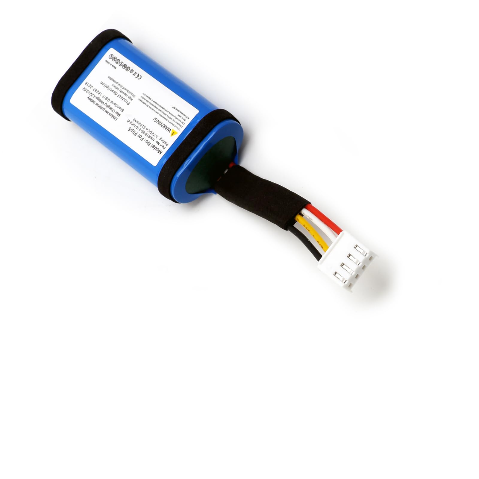 Batteria per JBL Flip 5, 3,7 V 5200 mAh Li-ion 1INR19/66-2 ID1060-B per altoparlante Bluetooth JBL Flip 5th Generation