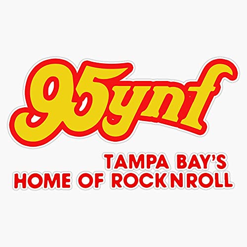 95Ynf Tampa Bay Rock Radio Station Bumper Sticker Window Vinyl Decal 5