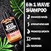 Goiple Waves Pomade-360 Waves Wash Shampoo -Wave Shampoo for Black Men 360 Wave Shampoo Hydration Shampoo Enhance Waves Shampoo Strenghtens Hair Promote Growth Wave Shampoo Set