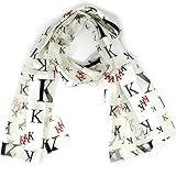SERENITA Scarfs for Women, Lightweight Soft Silky Scarves, Initial 60