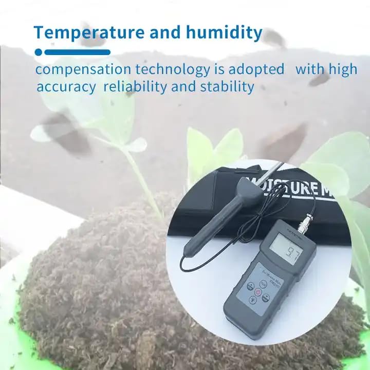 Image of LABART PMS710 Digital Soil Moisture Meter for Soil River Sand Analyze Moisture Measuring