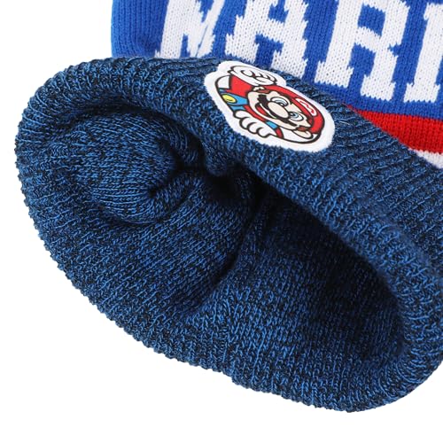 Super Mario Bros Mario 2-Piece Knit Hat & Ski Gloves Combo Set4