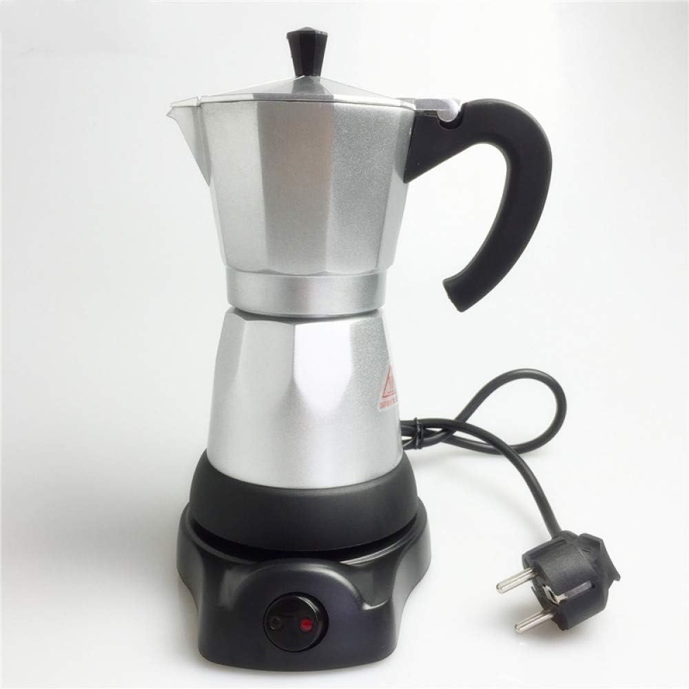 Coffee Moka Pot 6Cups/300Ml Electric Coffee Maker Aluminum Material Coffee Pots Mocha Coffe Machine Coffee Filter Maker