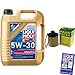 Produktbild QR-PARTS 69392979 Filter Set Inspektionspaket 5 Liter Liqui Moly Motoröl Longlife III 5W-30 MANN-FILTER Ölfilter