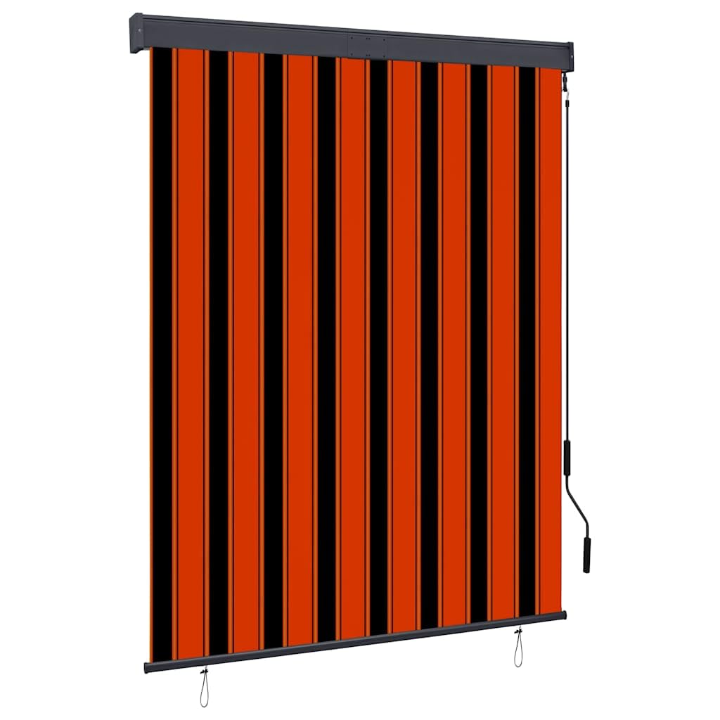Store extérieur vertical de balcon 140x250 occultant brise-vue thermique orange