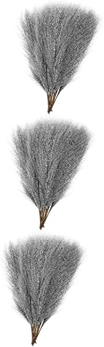 IMIKEYA 30 Pcs Artificial Fluffy Reed Grass Nordic Vase Fake Faux Artificial Pompous Grass Ikebana Vases Polyester Cloth Flower Arrangement Self Made IMIKEYA 30 Pcs Artificial Fluffy Reed Grass Nordic Vase Fake Faux Artificial Pompous Grass Ikebana Vases Polyester Cloth Flower Arrangement Self Made