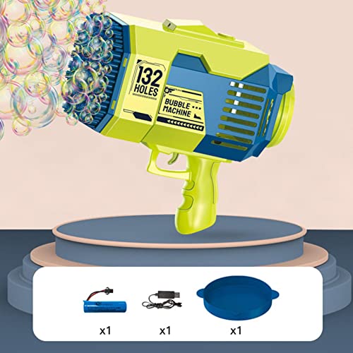 Bubble Machine, Bubble Makers 132 Buracos Automático Bubble Maker Brinquedo Para Crianças | Bolha má