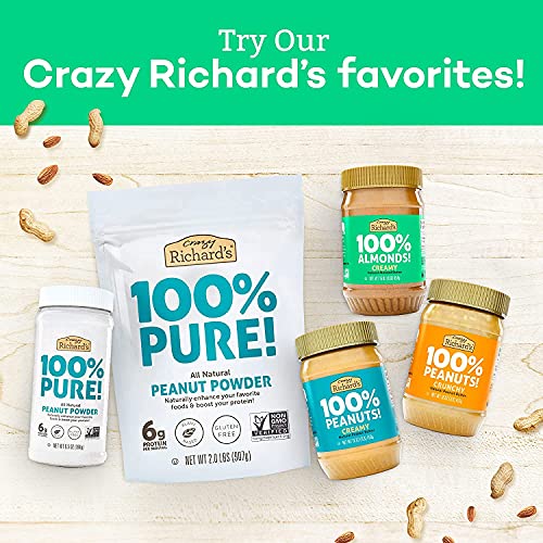 Crazy Richard's 100% All-Natural Creamy Peanut Butter, No Added Sugar Peanut Butter Non-Gmo, Vegan (26 Ounce (Pack Of 1)) #TOP5