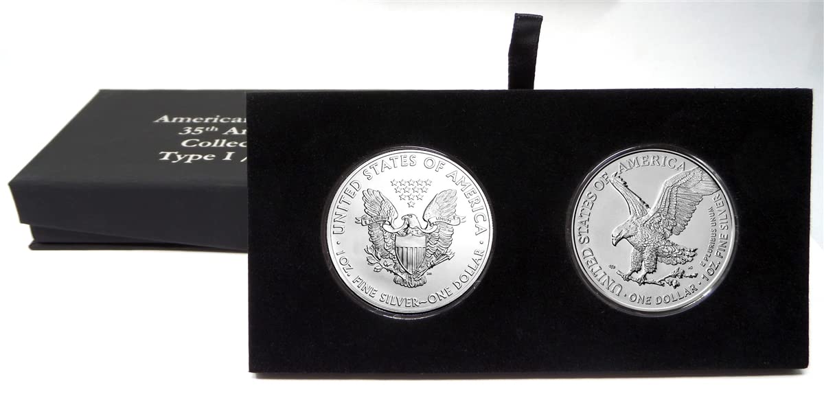2021 U.S. Silver Eagle Type 1 and Type 2 (New Reverse) in