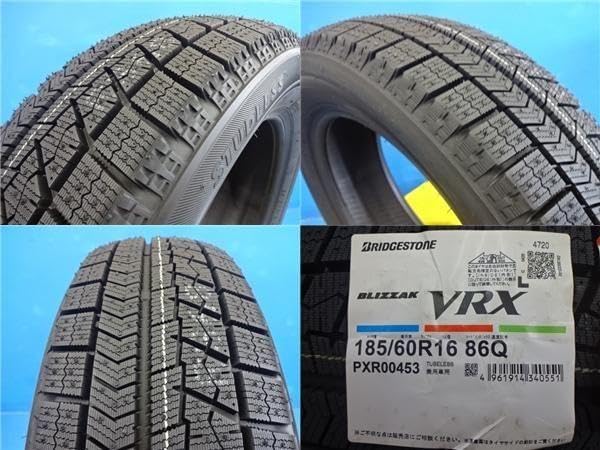 Amazon.co.jp: 18560R16 スタッドレス タイヤ4本 ブリザック VRX 