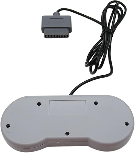 Miniatura 4 de USonline911 2 almohadillas de videojuegos SNS-005 con control remoto para consola de sistema Nintendo SNES, controlador de repuesto de 6 pies SNS-005