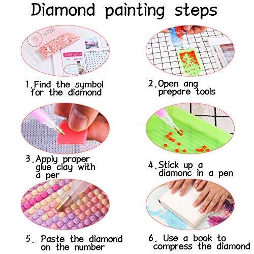 Rovepic 5D Diamond Painting Kits Christ Jesus Religion Round Full Drill, Diy Paint With Diamonds Art Epiphany Theophany Crystal Rhinestone Cross Stitch For Home Wall Crafts Decorations 12×16 Inch #TOP5