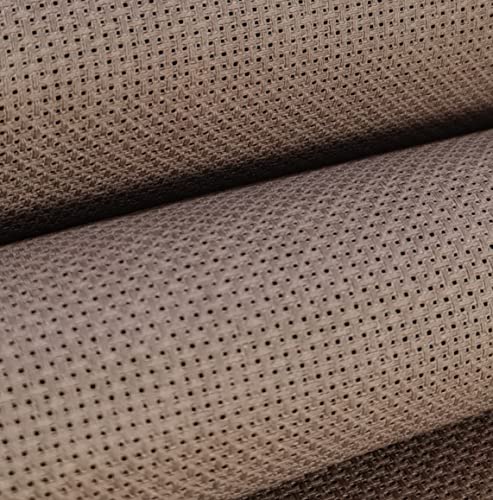 Image of KCS 3 pc of 15 inch x 18 inch Counted Cross Stitch Cotton Aida Cloth Needlework Fabric,14CT,Yellow Beige it+Beige Brown+Black