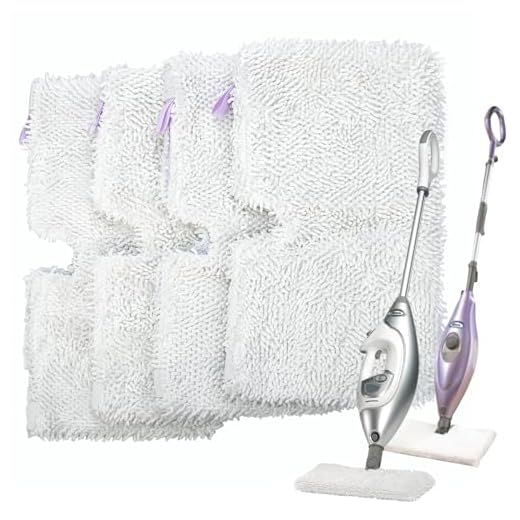 Flammi Steam Mop Replacement Pads for Shark S3500 Series S3501 S3601 S3550 S3901 SE450 S3801CO S3601D S2901 S2902 Steam Pocket Mop, 4 Pack