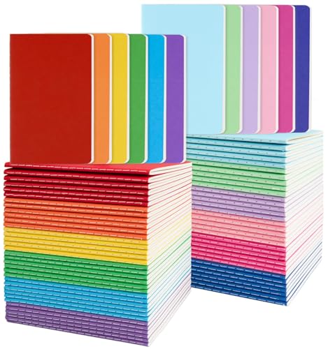 Carnets de poche lignés Oucaru 12 couleurs pour fournitures scolaires