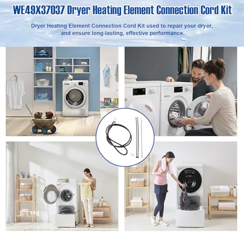Image of WE49X37037 Dryer Heater Wire Repair Kit Compatible with GE /Hotpoint Dryers