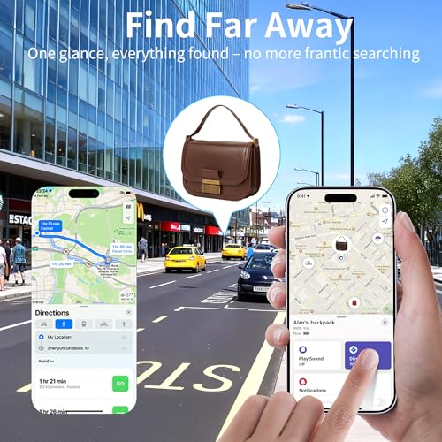 Image of 2026 Tracker Tags-4 Pack Item Locator for Android & iOS Bluetooth Tracker, Key Finders, Smart Tags Work with Apple Find My & Google's Find Hub, Luggage Tracker