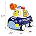 Woby Musical Police Car Action Educational Learning and Walking Toy for 1 Year Old Baby Toddler Girl Boy