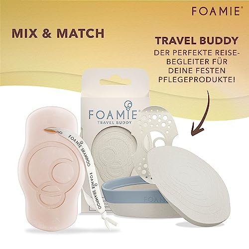 Festes Shampoo von Foamie für trockenes und widerspenstiges Haar mit Arganöl