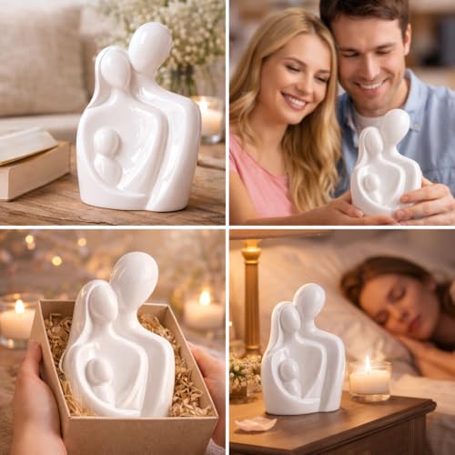 Image of CraftVatika Family Showpiece Home Decor Items for Living Room, Bed Room, Decoration for Center Table, Wall Shelf, Desk Decor for Home Office, Housewarming Gifts, Baby Shower Gifts