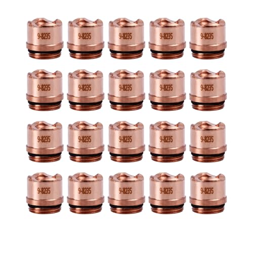 20Pcs 9-8235 Shield Cap 50-60A Plasma Consumables Fit Thermal Dynamics SL60/SL100 Cutting Torch
