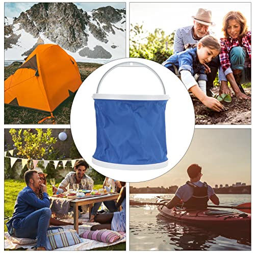 Balde de Pesca, Balde de Pesca Dobrável de Grande Capacidade, Revestimento Multifuncional à Prova d