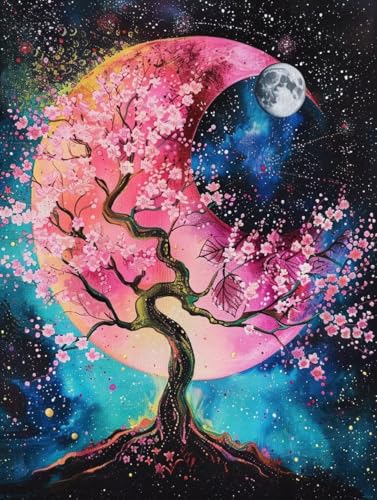 Diamond Painting Adulte Lune pour sublimer votre décoration murale de salon