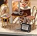 DollLabs Miniature Dollhouse, DIY Mini House Kit with Led Lights and Furniture for Gift Set (Coca's Fantastic Ideas)…